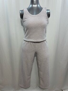 Mellow Plush Sleeveless Loungewear 2 piece suit in lilac purple - comfort trendy